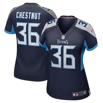 womens nike julius chestnut navy tennessee titans game play